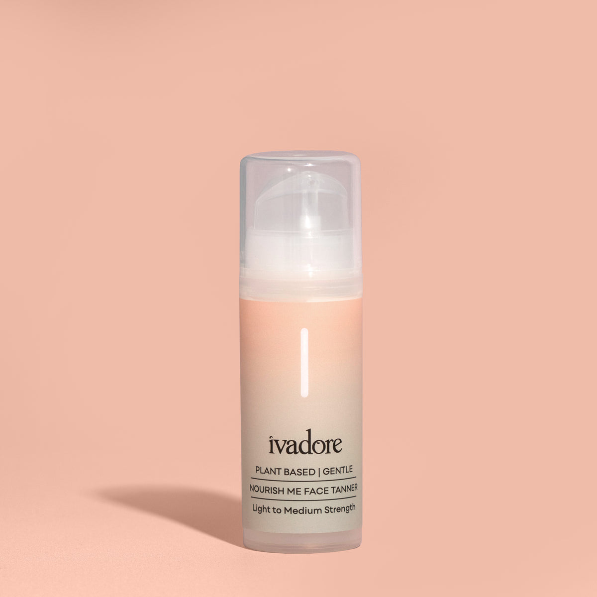 Ivadore face tan bottle on peach coloured background